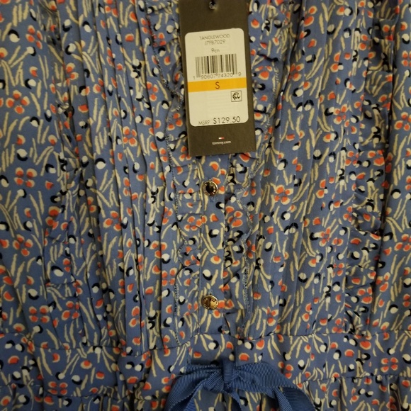Tommy Hilfiger Blue Floral Romantic Dress - Picture 4 of 4
